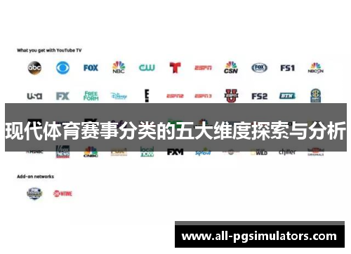 现代体育赛事分类的五大维度探索与分析