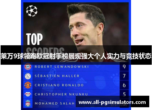 莱万9球领跑欧冠射手榜展现强大个人实力与竞技状态